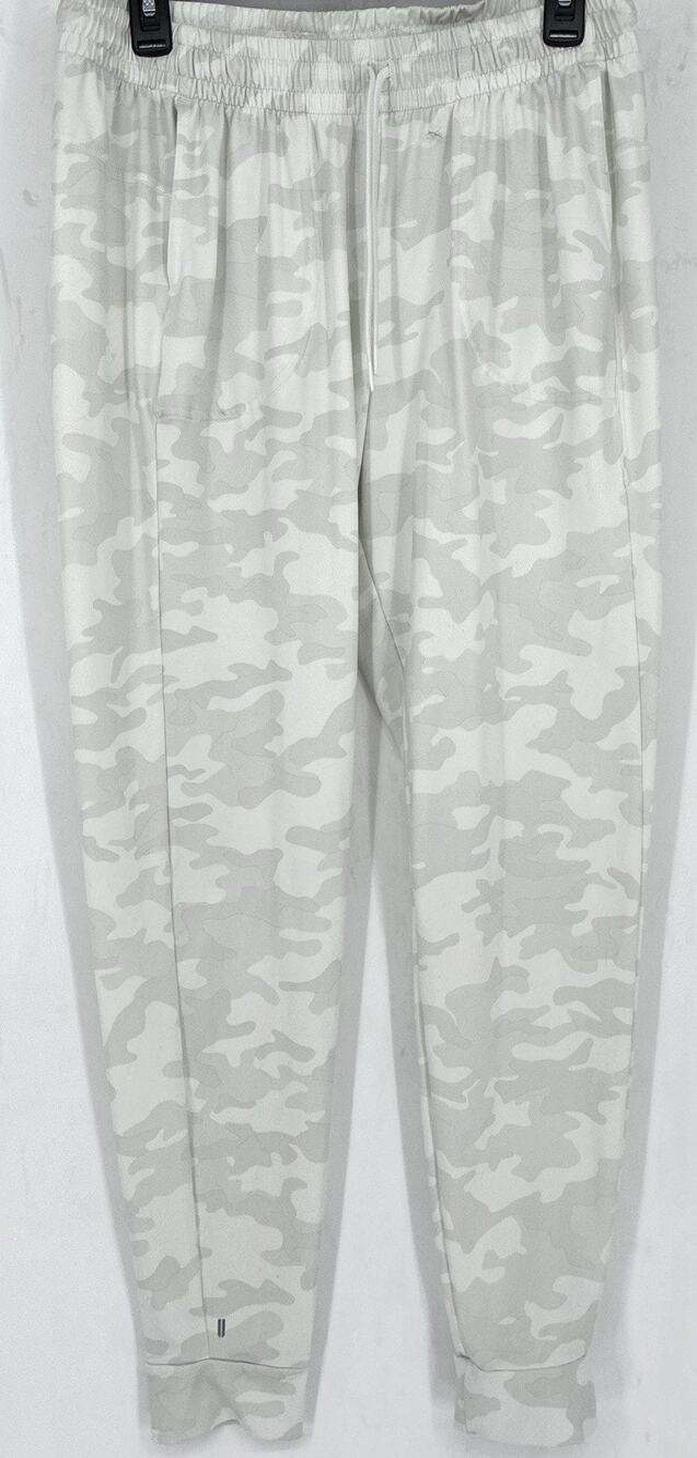 NOBULL Joggers Mens Medium White Camo Elastic Waist Athletic Gym Training